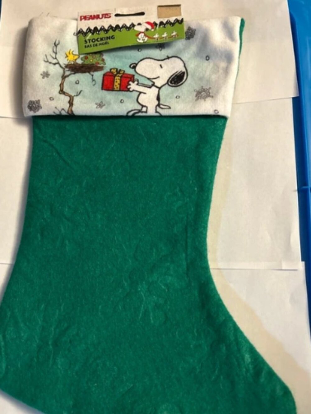 Peanuts Snoopy Licensed Character Felt Christmas Stockings, 18-in. NEW